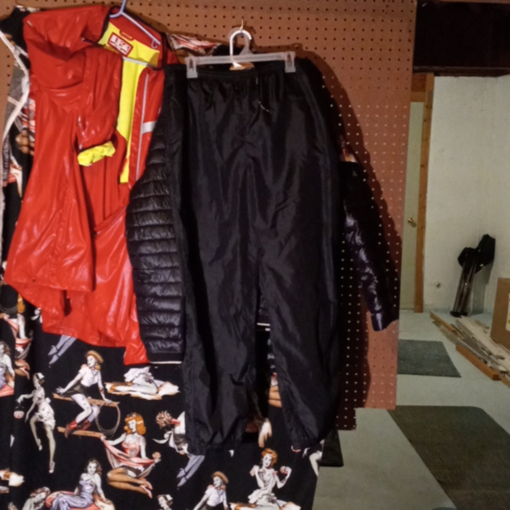R.L. black windbreaker